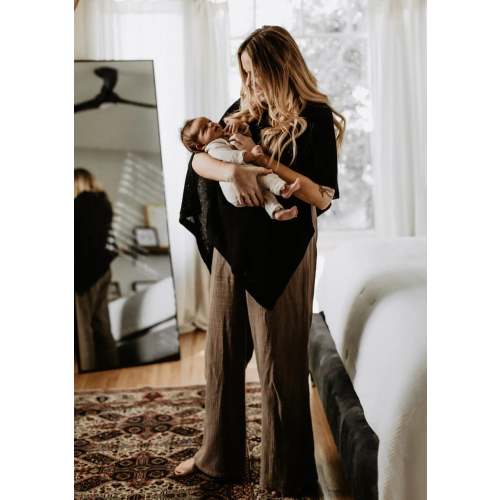 Black Cocoon Breathable Nursing Cover