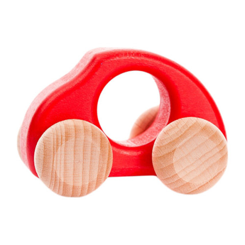 Wooden Beetle Car, Red