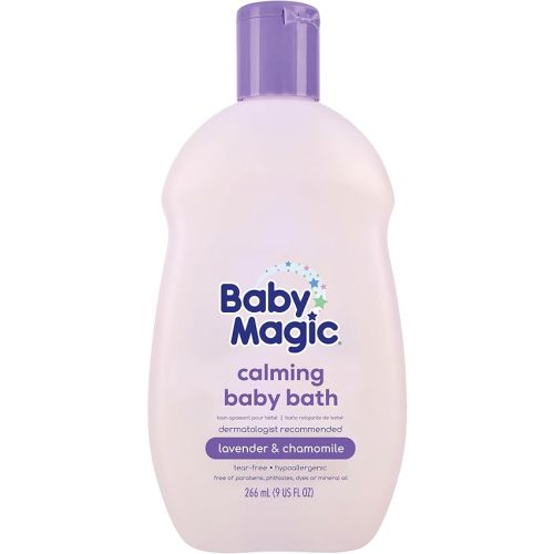 Baby Magic Calming Baby Bath |9oz | Lavender & Chamomile | Tear-Free, Free of Parabens, Phthalates, Sulfates and Dyes