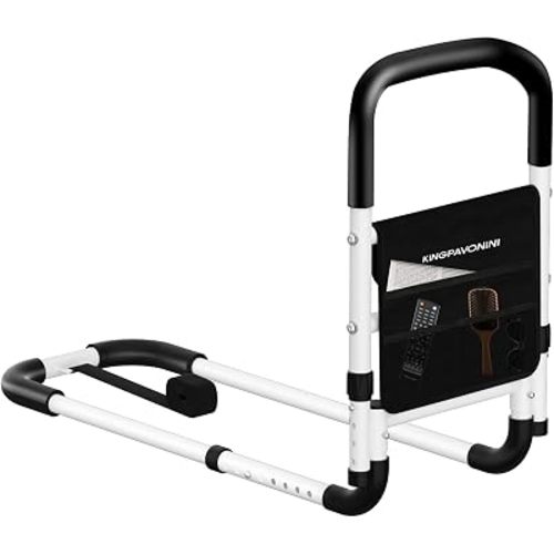 KingPavonini Bed Rails for Elderly Adults Safety, 350LB Support, Model BS04