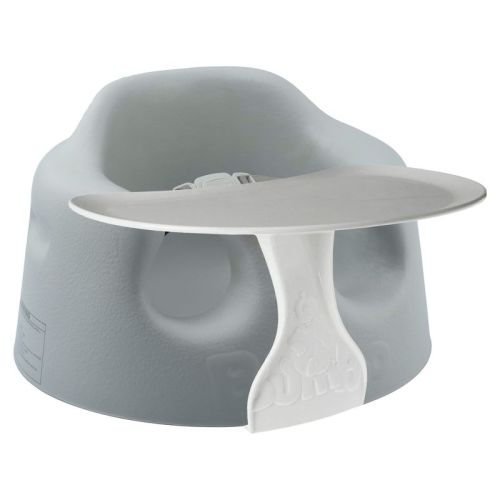 Bumbo Baby Floor Seat, Portable Infant Sit Up Activity and Eating Chair with 3 Point Adjustable Harness and Play Top Tray Attachment, Hemlock