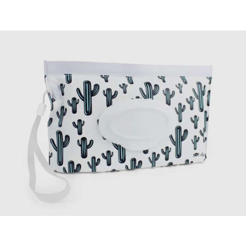 Cactus baby reusable wipes case