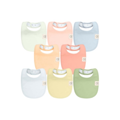 8-Pack Baby Drool Bibs