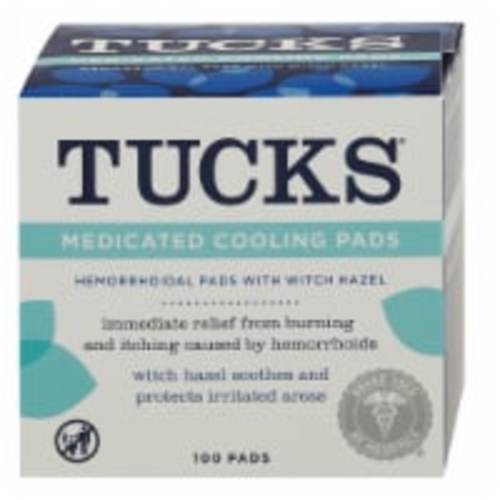 Tucks® Medicated Hemorrhoidal Cooling Pads, 100 ct