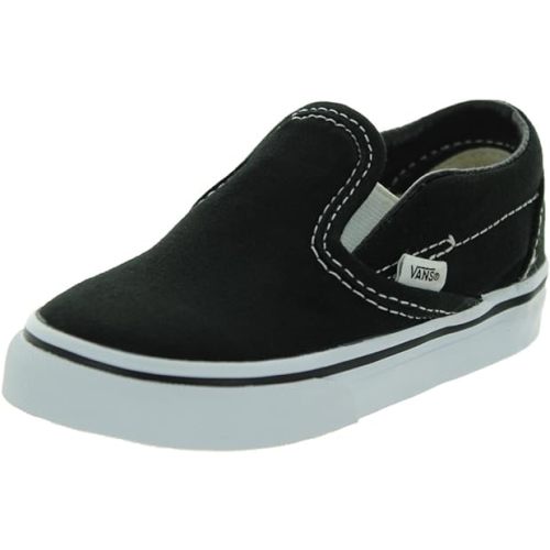 Vans Unisex Baby Classic Slip-On - Black - 4 Infant