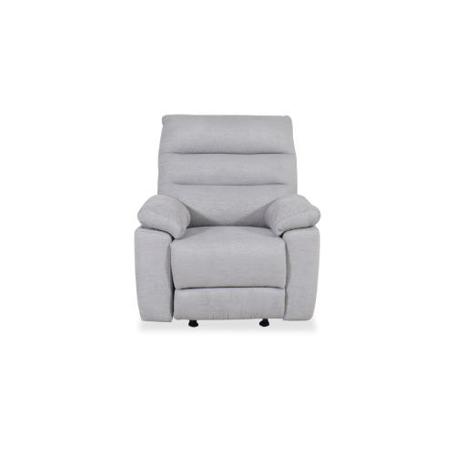 Savannah Light Gray Manual Glider Recliner
