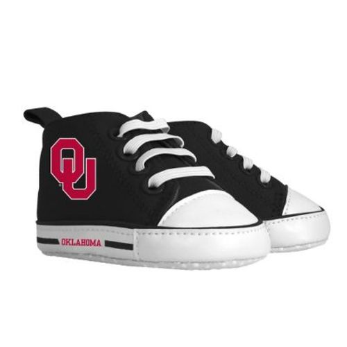 BabyFanatic Pre-Walkers High-Top Unisex Baby Shoes - NCAA Oklahoma Sooners