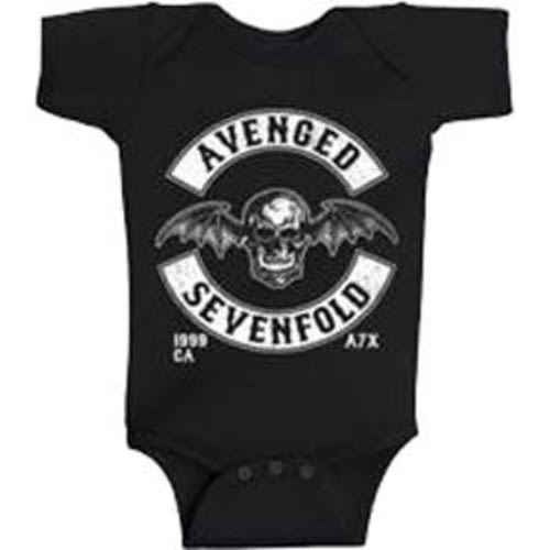 Avenged Sevenfold Deathbat Black One Piece – My Baby Rocks