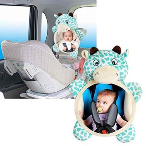 Cute Baby Mirror for Car View Infant in Rear Facing Car Seat Baby Car Seat Mirrors Baby-in-Sight Watch Infant in Back Seat for Toddler