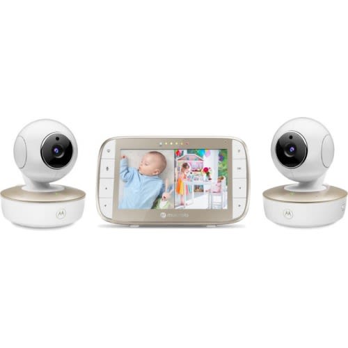 Motorola VM50G-2 5 Motorized Pan/Tilt Video Baby Monitor Set, Black