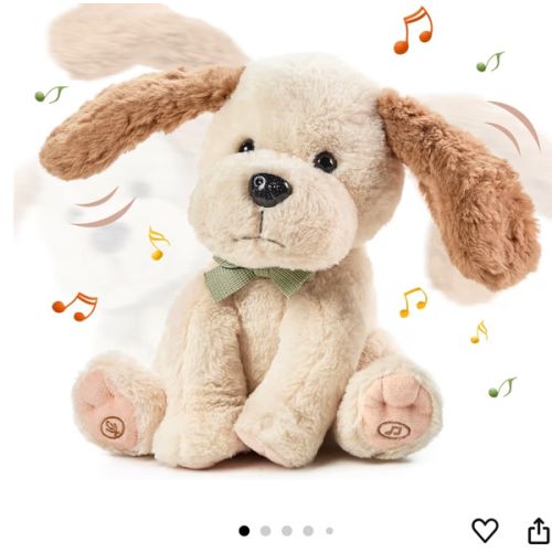 TUMAMA Baby Dancing Animated Plush Dog Talking Singing Dog Toy Children, Plush Interactive Laber Animal Dogs, Copy Talking, Ear & Body Waving, Singing 6 Songs for Age 3 4 5 + : Amazon.com.au: Toys & Games