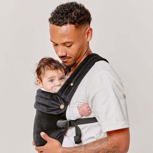Nomad Air Velvet Baby Carrier - Panther Black
