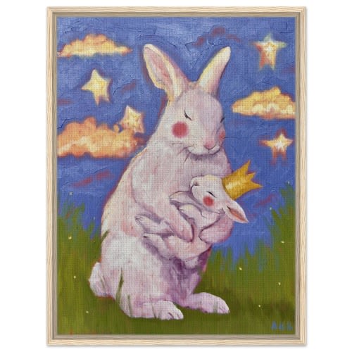 Wood Framed canvas print