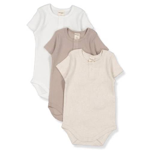 Neutral Baby 3 Pack Short Sleeve Organic Cotton Bodysuit | Best&Less™ Online