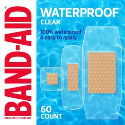 Band-Aid Brand Adhesive Waterproof Assorted Bandages - 60ct