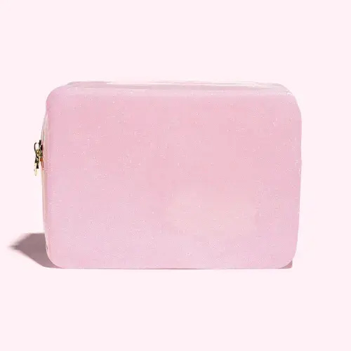 Flamingo Color Jelly Large Pouch