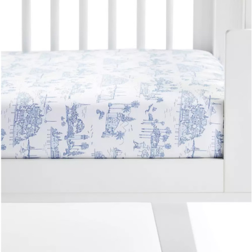 Seahaven Crib Sheet | Serena and Lily