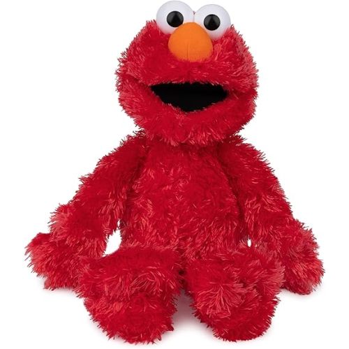 GUND Sesame Street Official Elmo Muppet Plush, Premium Plush Toy for Ages 1 & Up, Red, 13”