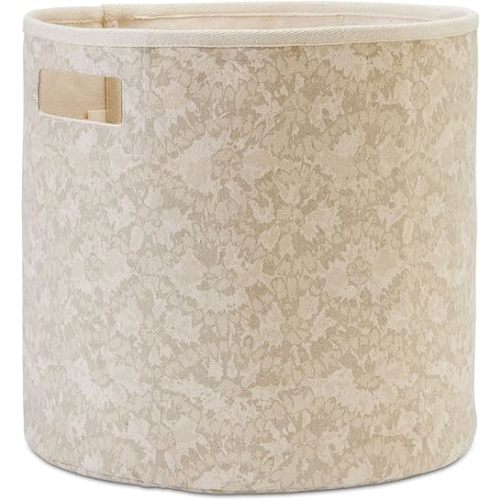 Crane Baby Willow 100% Cotton Storage Bin - Perfect for Nursery Organization, Handcrafted Design