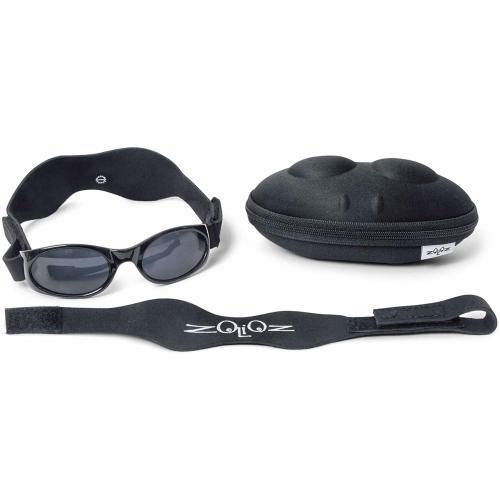 Tuga Baby/Toddler UV 400 Sunglasses with Two Adjustable Straps and Case (0-5 Years)