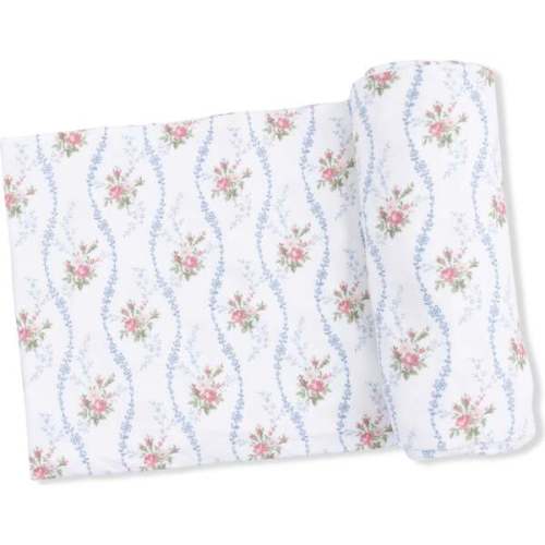 Heirloom Rose Stripe, Swaddle Blanket - Angel Dear | Maisonette