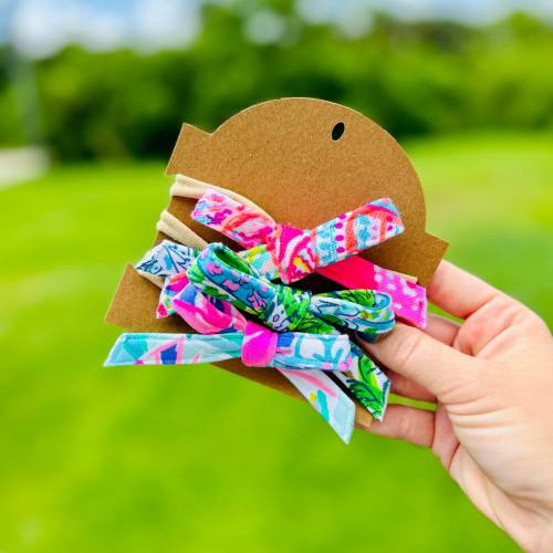 Mystery Pack, Baby Bows, Nylon Headband, Palm Beach Baby