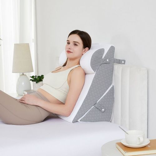 3-piece Support Wedge Pillow Set With High Density Foam By Sweet Home Collection®
