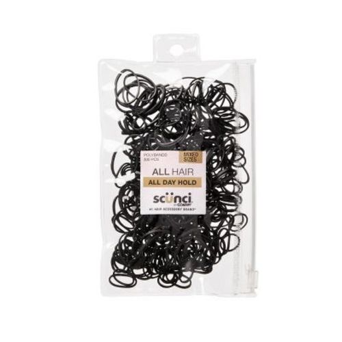 scunci Mixed Size Polyband Hair Ties - 300pc