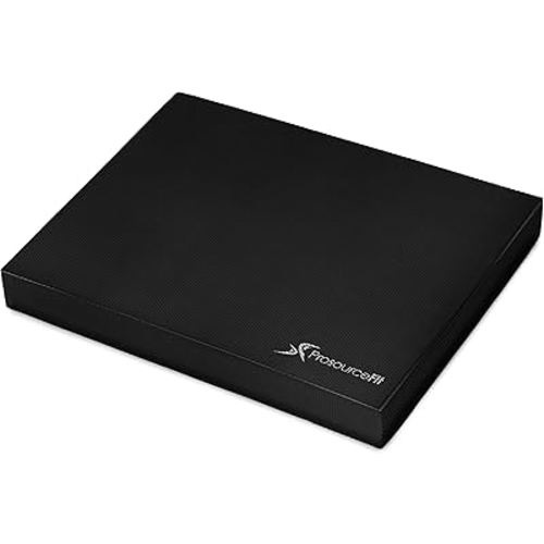 ProsourceFit Exercise Balance Pad – Non-Slip Cushioned Foam Mat & Knee Pad for Fitness and Stability Training, Yoga, Physical Therapy 15.5”x12.75”