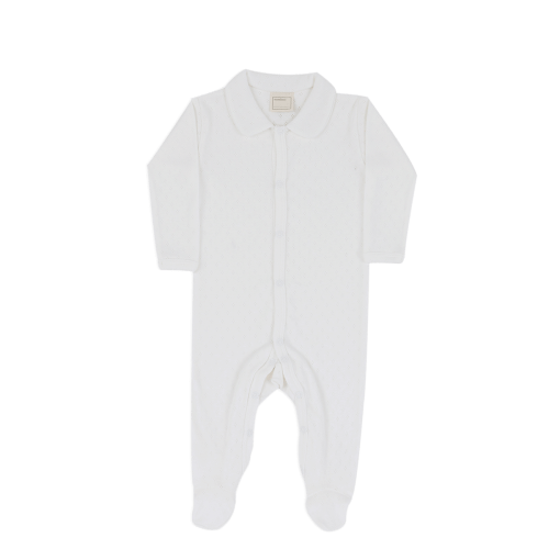 Jumpsuit Cuello Holey Blanco
