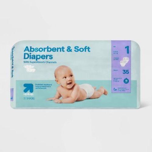 Disposable Diapers - up&up™ (Select Size and Count) (Color or Pattern May Vary)