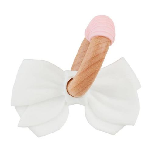 Bow Teething Rings by Mud Pie – Confetti Gift & Party