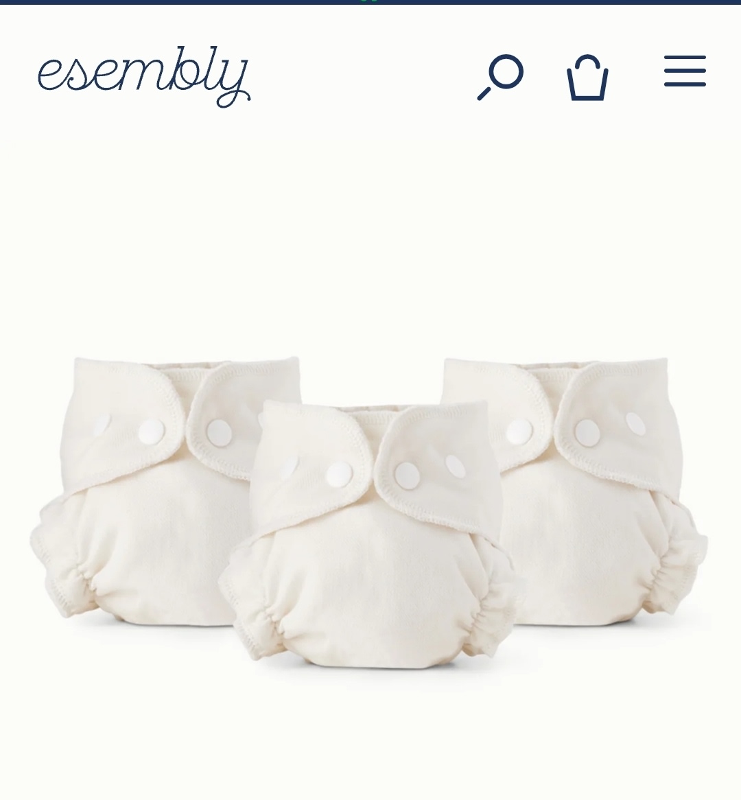 Cloth Diaper Inners - Size 1 & 2 - Esembly Baby