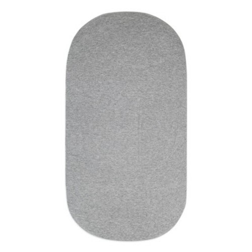 Burt's Bees Baby® Organic Solid Bassinet Sheet, Color: Heather Gray