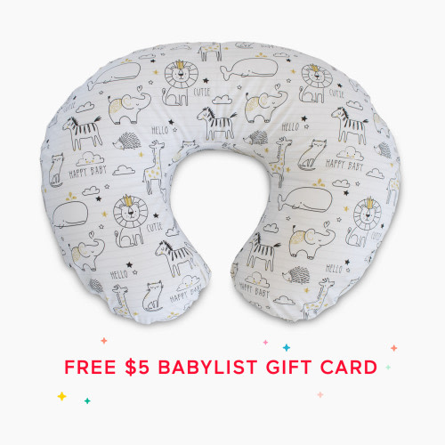 Boppy Original Nursing Pillow and Positioner + Free $5 Babylist Gift Card - Notebook
