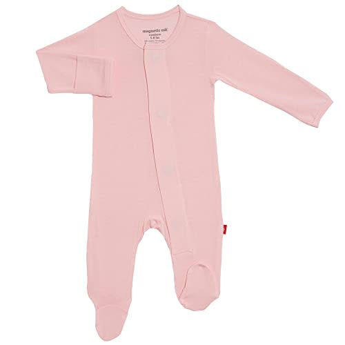 Magnetic Me Footie Pajamas Soft Modal Baby Sleepwear with Quick Magnetic Fastener | Boys and Girls Sleeper Preemie-24 Months