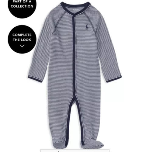 Boys' Striped Footie - Baby