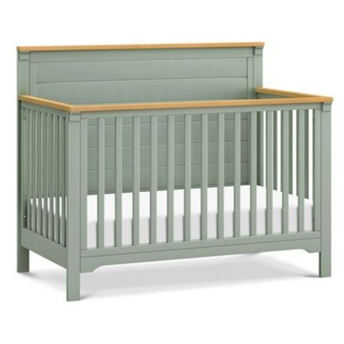 Davinci Shea 4-in-1 Convertible Crib - Light Sage And Honey