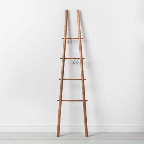Decorative Apple Picking Ladder - Hearth & Hand™ with Magnolia: Towel Rack, 4 Rungs, No Assembly Required