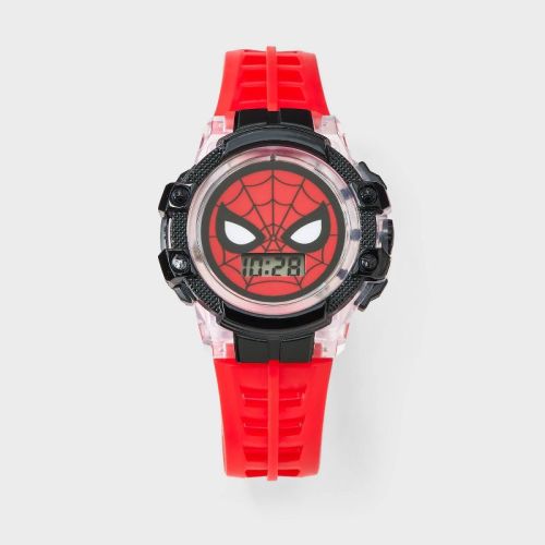 Boys' Spider-Man Flashing LCD Watch - Red