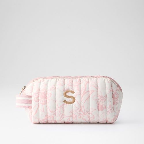 Sanderson Quilted Pouch - Tattershall Pink