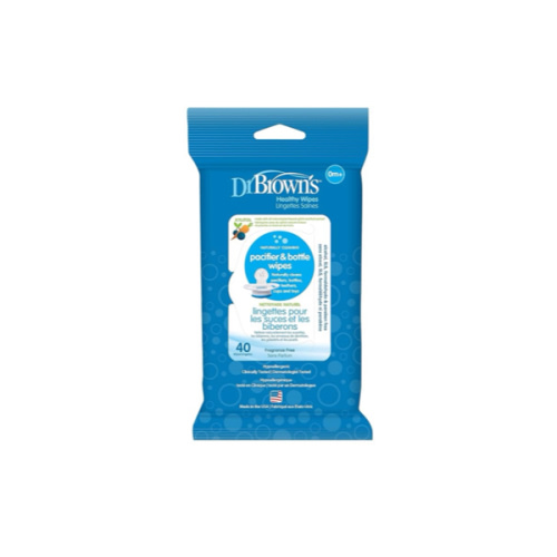 Dr. Brown's Pacifier and Bottle Wipes, 40 Count