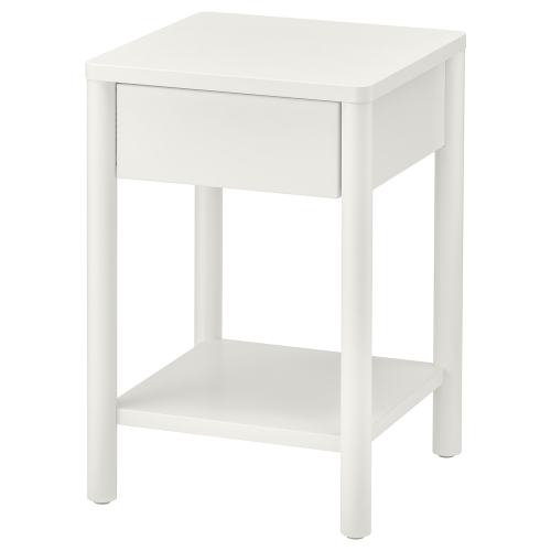 TONSTAD Nightstand - off-white 15 3/4x15 3/4x23 1/4 "