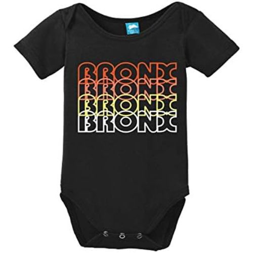 Bronx New York Retro 70s Funny Bodysuit Baby Romper