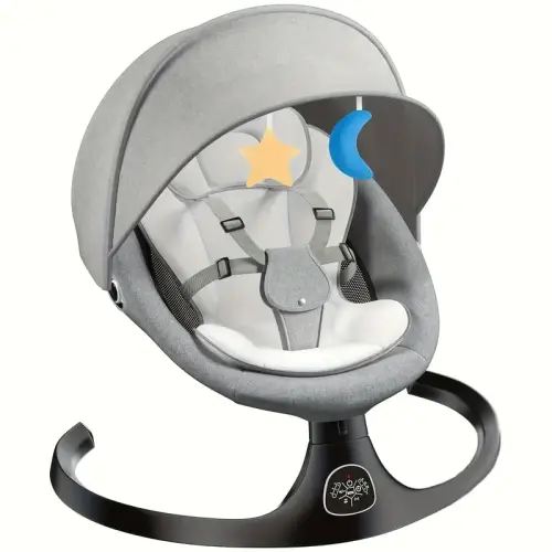 portable baby swing baby rocking chair home use padded seat with harness lightweight design easy to fold and store suitable for babies 0 9 months indoor use 5 10 must have for moms - baby & maternity - temu Temu
