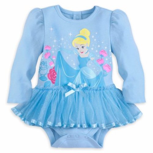 Disney Store Cinderella Princess Baby Bodysuit Outfit Girls 0 3 Months