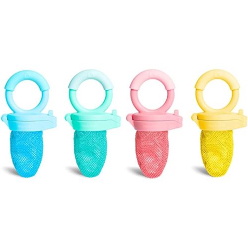 Munchkin® Fresh Food Feeder, 4 Pack Blue/Green/Coral/Yellow - Modern