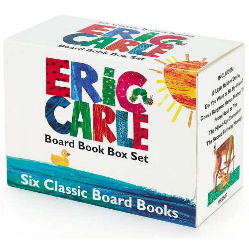 Eric Carle's Six Classic Board Books Box Set for Young Readers, (Paperback)