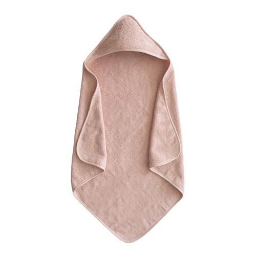 mushie Baby Hooded Towel | Organic Cotton (Blush)