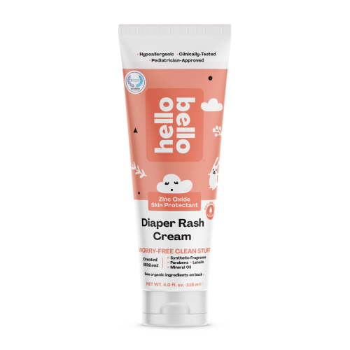 Hello Bello Diaper Rash Cream, Hypoallergenic & Soothing with Zinc Oxide for Infants, 4 oz